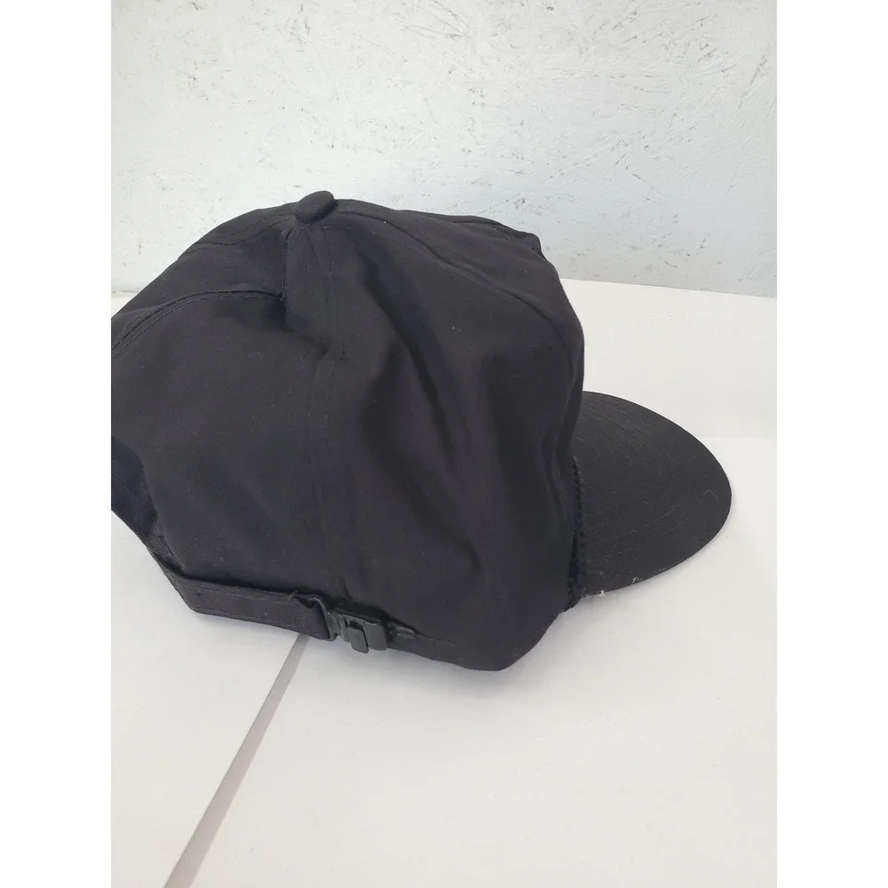 Vintage Eldora Speedway World 100 25th Anniversary Nissin Cap Black Snapback Hat